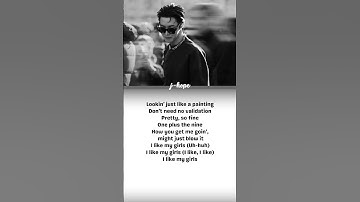 Thumbnail of j-hope-"MONA LISA"lyrics #jhope #bts #monalisa #lyrics
