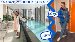 CHEAPEST VS. MOST EXPENSIVE HOTEL IN LONDON