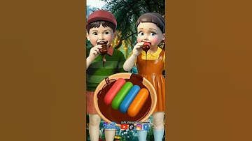 Squid Game AI Colorful Candy ASMR #squidgame #squidgame2 #ai #asmr