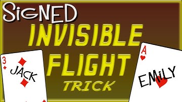 Invisible Flight Signature Card Trick | Impromptu Close Up Magic | Easy to Learn and Perform