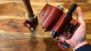 Making a $200 Leather Sheath From Scratch (ASMR)