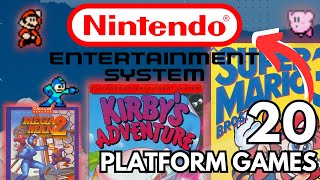 ⭐ 20 PLATFORM games on 🔴 Nintendo NES (Pt. 1)| The genre that become this console a legend