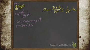 comparison test for convergence of a series