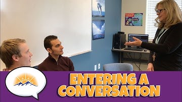 Conversation Examples: Entering Conversations #1 (Video Modeling)