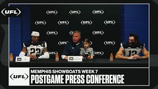 Memphis Showboats Week 7 postgame press conference | United Football League