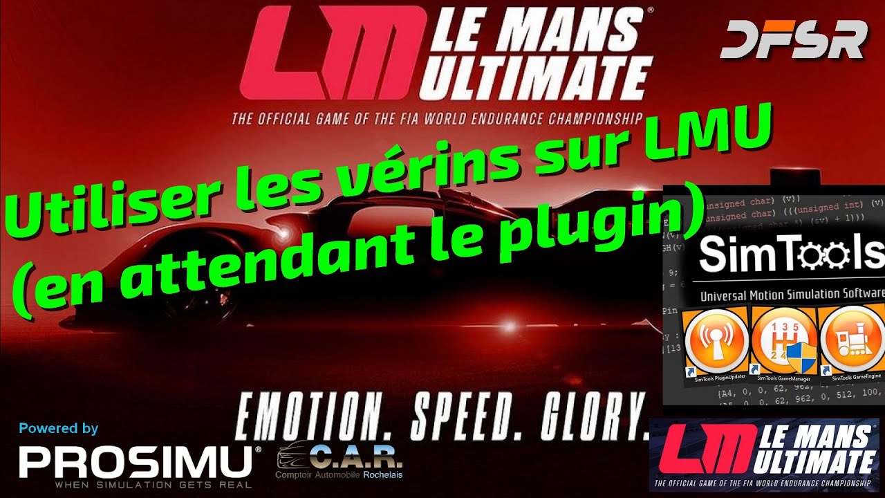 [LMU] - Utiliser les vérins avec le plugin RF2 sur LMU en attendant le ...