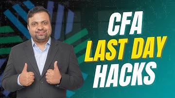 Don’t Do This Before Your CFA Exam | Exam Day Strategy & Tips