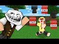 MINECRAFT, MAS EU POSSO TROLLAR MINHA AMIGA DE 1 EM 1 MINUTO!