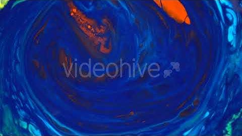 Blue Ink Reacting in Water Creating Abstract Background. | Stock Footage - Envato elements