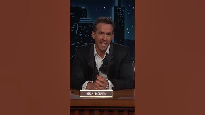 Ryan is self-conscious about his abs - Hugh Jackman & Ryan Reynolds Guest hosts Jimmy Kimmel Live