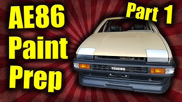 AE86 Project | How to Recreate Body Lines / Sanding Body Panels - AE86 Trueno Restoration