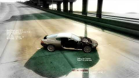 NFS Undercover: cut Aston Martin DBS vehicle gameplay