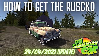 My Summer Car (How To Get The Ruscko Guide) (Easy/Best Approach (24/04/2021 Update)