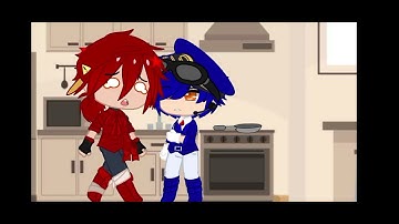 When Heatwave tried to prank chase Transformers/Gacha club (*not a ship*)