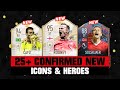 FIFA 22 | ALL 25+ Confirmed ICONS & HEROES IN FIFA 22! ✅🔥 ft. Rooney, Cafu, Solskjaer...