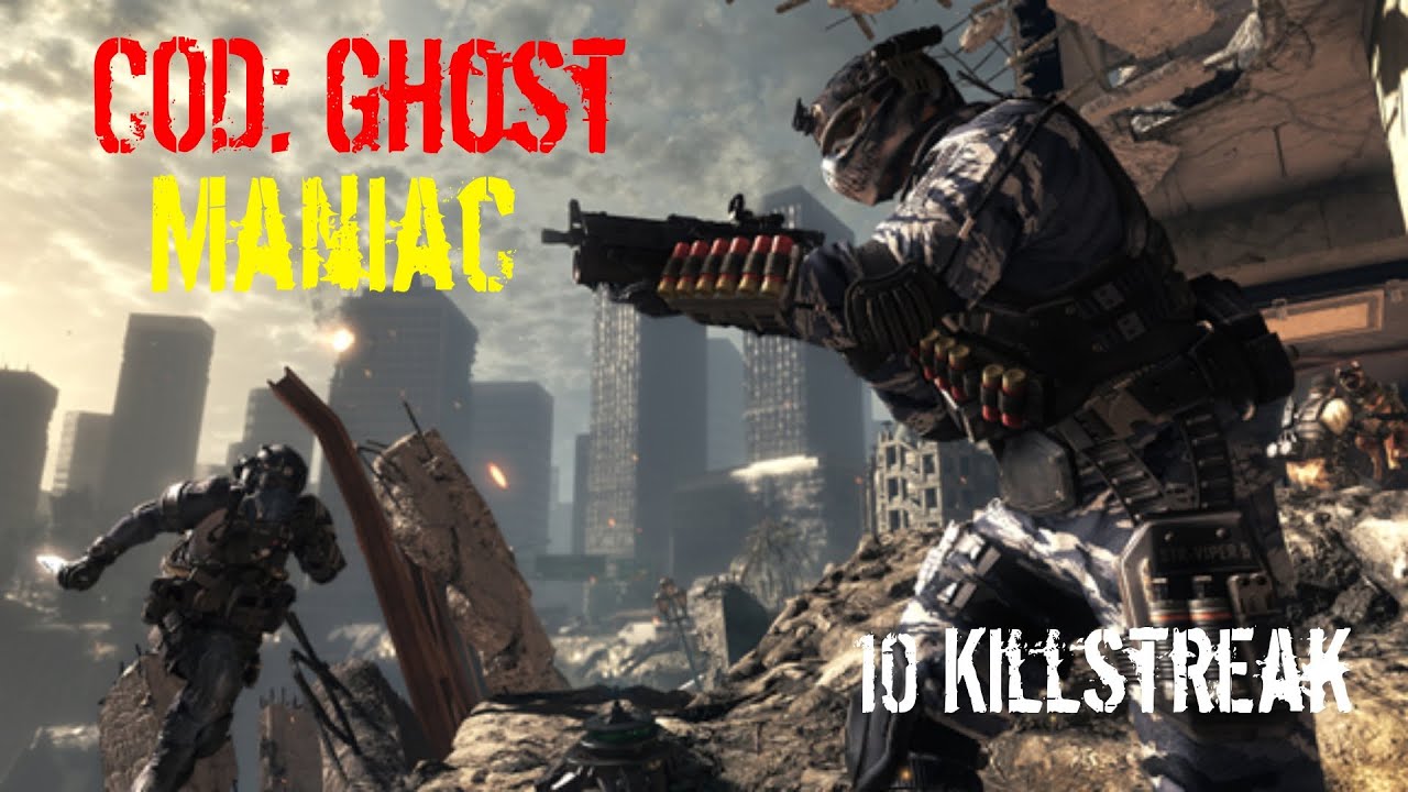 10 Killstreak Maniac - COD: Ghosts [PS4]