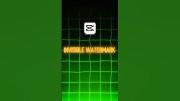 Capcut Invisible Watermark Tutorial #shorts #viral #editing
