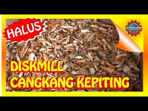 MESIN DISKMILL (PENEPUNG) CANGKANG KEPITING - DISKMILL MULTI GUNA, BIJI KOPI, JAGUNG, GAPLEK DLL