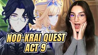 Nod Krai Archon Quest ACT 9 Reaction | Luna VII Genshin Impact