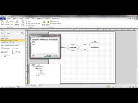 Create a Brainstorm Diagram or Mind Map in Visio