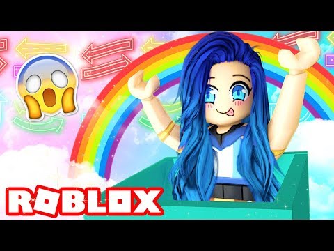 its funneh roblox rainbow slide