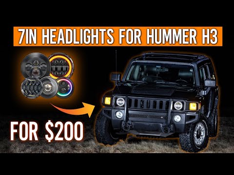 How To Install 7in Jeep Lights On A Hummer H3