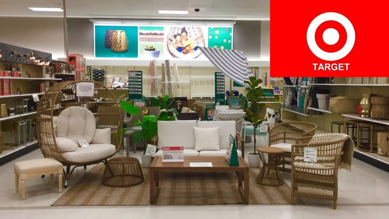 TARGET SUMMER FURNITURE CHAIRS OUTDOOR SOFAS HOME DECOR SHOP WITH ME SHOPPING STORE WALK THROUGH 4K YouTube