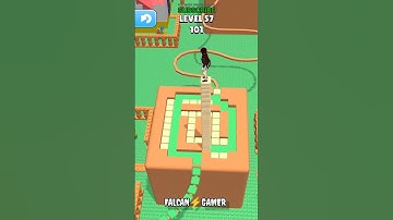 🔥 Stacky Dash 👀 Level 57 Android⚡IOS #stackydash #gameplay #shorts