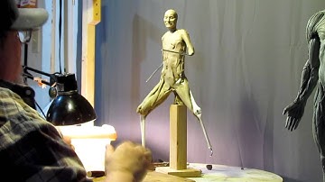 Sculpting Tutorial - Creating a Figure of Geronimo - His torso and legs