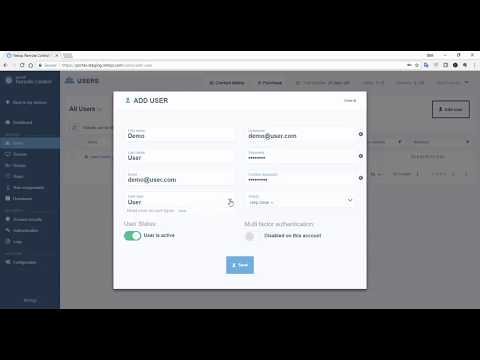 Netop Remote Control Portal - Adding Users