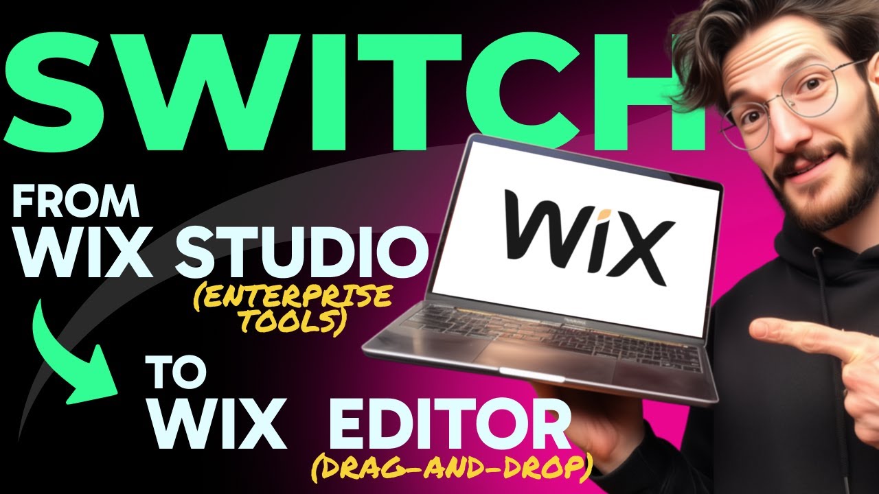How to SWITCH from WIX STUDIO to WIX EDITOR (Step by Step)