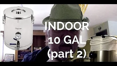 2 Vessel indoor brew - 5 gallon DIY electric system + 3 gal whirlpool