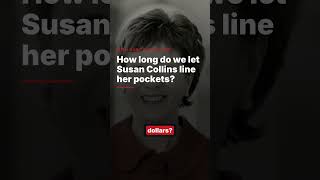 Information Susan Collins used her Senate seat to fight for donors, not Maine #maga #politics #maine Update