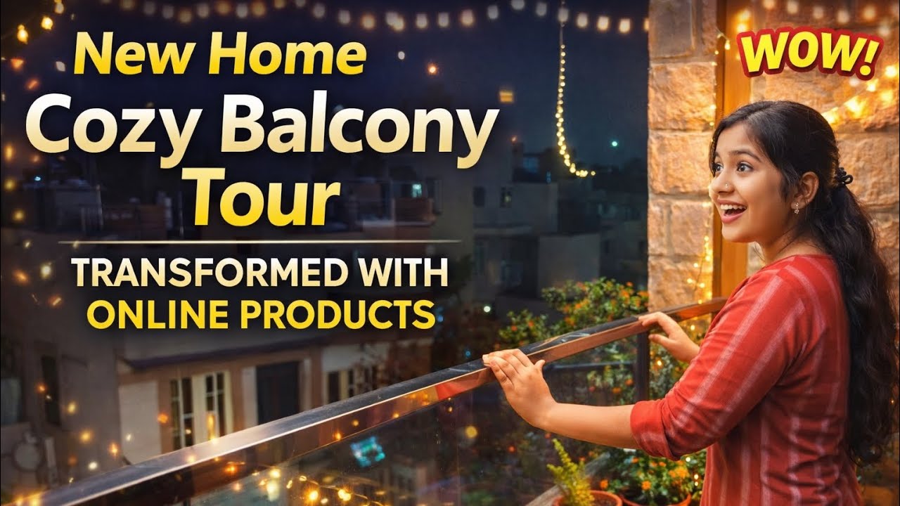 My Balcony Tour❤️Modified with Online Products 