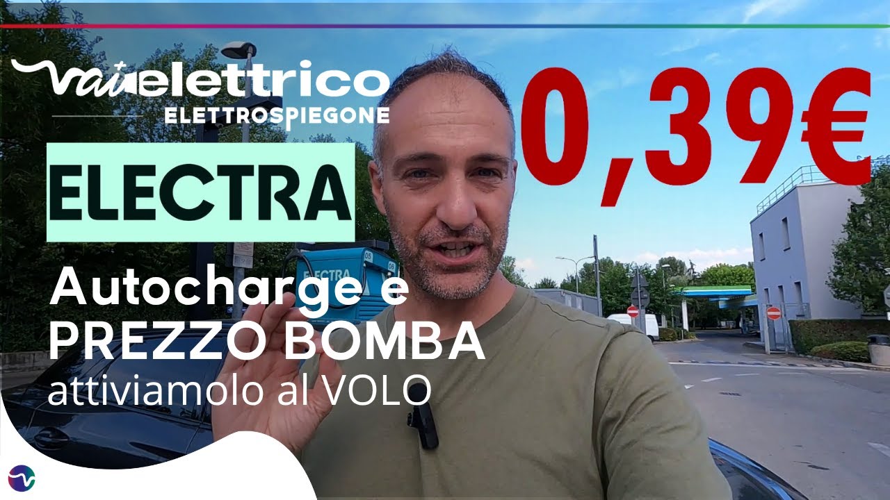 Come attivare AUTOCHARGE su colonnine ELECTRA e ricaricare a 0,39€!