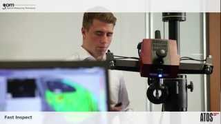 ATOS Compact Scan in use - Complete workflow of Fast Inspection measurement