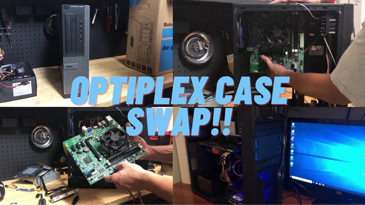 Dell Optiplex case swap made easy! No cutting, no splicing, no wire  tucking. Simple plug and play! - YouTube