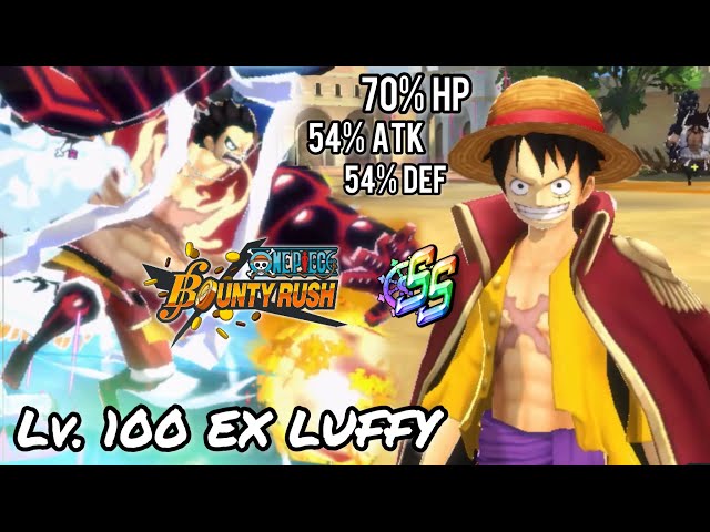 King of OPBR! 6* EX LUFFY [Lv.100] EPIC GAMEPLAY IN SS LEAGUE