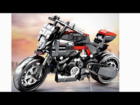 702pcs Technic Motorcycle Compatible MOTO off load Car Creator Expert Building Blocks City Toy