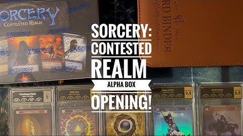 Sorcery: Contested Realm Alpha Box Opening - May 14, 2025