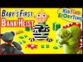 Baby's First Bank Heist ~ funny kids videos for kids