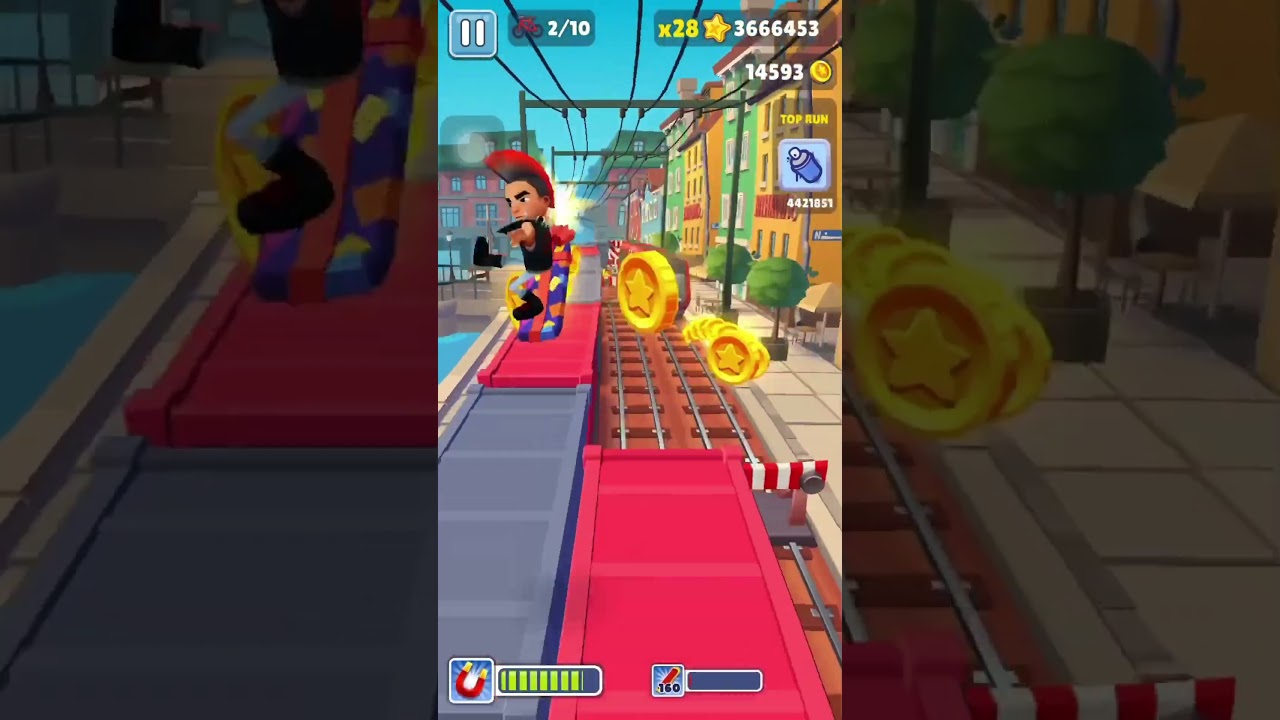 Subway Style Stunt Run 