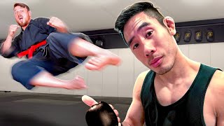 I Sparred Jeff Chan with Flying Kicks