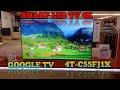 REVIEW LED SHARP 4T-C55FJ1X GOOGLE TV 4K