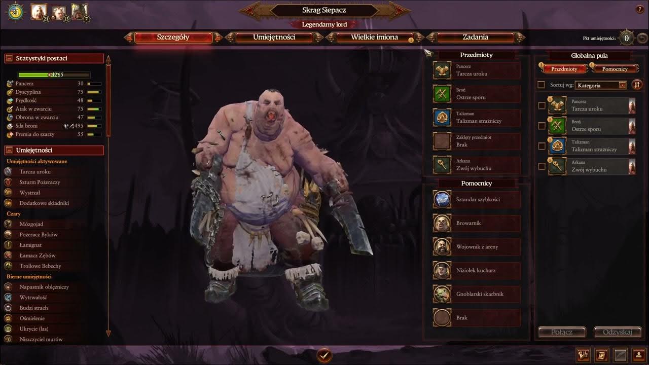 Warhammer 3 Total War Immortal Empires Królestwa Ogrów (Skrag the