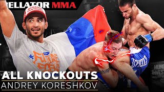 TOP 5 Finishes: Andrey Koreshkov | Bellator MMA