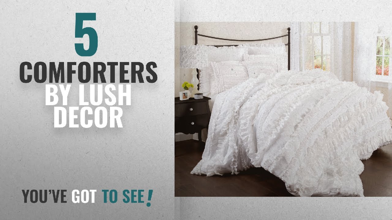 Top 10 Lush Decor Comforters 2018 Belle 4 Piece Lush Decor Belle 4 Piece