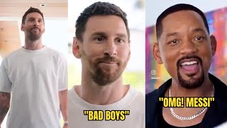 Messi Speaks English for the First Time in New "Bad Boys" Promo 😳😍 | Will Smith & Lawrence