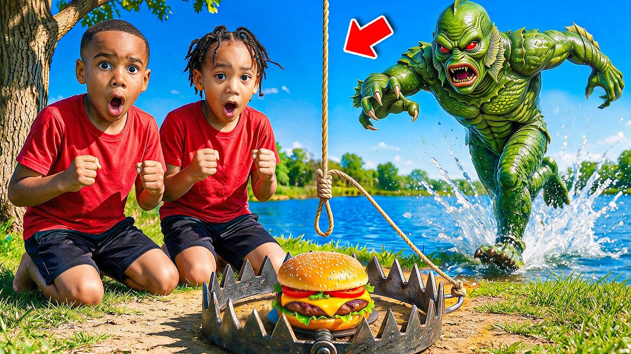 WE TRAPPED THE POND MONSTER.. THEN THIS HAPPENED! 