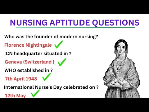 Nursing Aptitude Questions